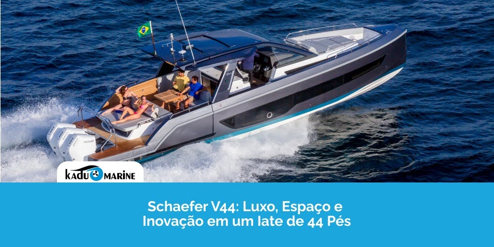 Schaefer V44: Luxo, Espaço e Inovação em um Iate de 44 Pés