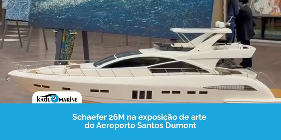 Schaefer 26M na exposição de arte do Aeroporto Santos Dumont